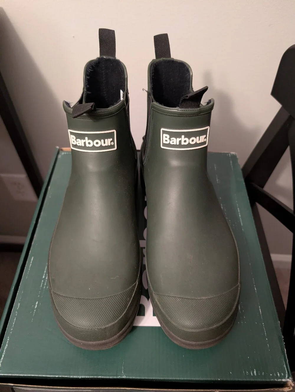 Barbour rain boots